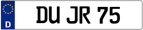 Truck License Plate